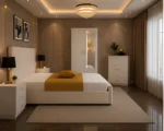 Luxury Bedroom Furniture Collection - Double Bed - 2 Door Mirror Wardrobe With Bottom Drawer - Chest of Five Drawers - Two Bedside Tables - Image 3