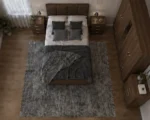 Luxury Bedroom Suite – Double Bed with Five Door Wardrobe, Full Length Mirror & Four Bottom Drawers – Chest of Five Drawers and Two Bed Side Tables - Image 3