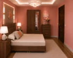 Modern Bedroom Furniture Set - King Size Bed - 2 Door Mirror Wardrobe With Bottom Drawer - Five Drawer Chest - Two Bedside Tables - Image 3