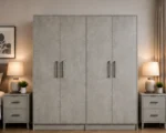 Durable 4 Door Wardrobe – Stylish Wooden Wardrobe - Spacious 4 Door Wardrobe – Luxury Family Storage Solution - Image 2