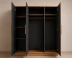 3 Door Wardrobe - 3 Door Wardrobe with Spacious Storage - Image 3