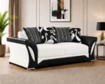 Shannon 3 Seater Sofa – White Elegant Luxury Living Room Sofa - Image 3