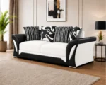 Shannon 3 Seater Sofa – White Elegant Luxury Living Room Sofa - Image 2