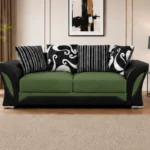 Luxury Shannon Sofa in Green - Premium 3 Seater Living Room Sofa