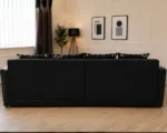 Shannon 5 Seater Corner Sofa - Luxury Black Corner Sofa - Image 4