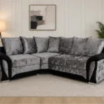 Premium Shannon 4 Seater Sofa & Elegant Design – Designer Fabric Corner Suite