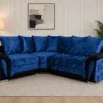 Premium Blue 4 Seater Sofa - Stylish Shannon Living Room Furniture