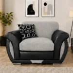 Shannon Luxury Light Grey Armchair – Premium 1 Seater Sofa