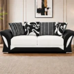 Shannon 3 Seater Sofa – White Elegant Luxury Living Room Sofa