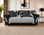 Luxury Light Grey Shannon Sofa – Stylish 3 Seater Living Room Furniture