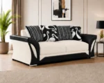 Off White Shannon 3 Seater Sofa – Premium Luxury Living Room Sofa - Image 2