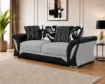 Shannon Light Grey 3 Seater Sofa - Contemporary Living Room Furniture - Image 2