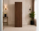 Premium 2 Door Wardrobe with Hanging Rail with walnut colors wardrobe -new - Image 4