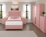 Smart Storage Bedroom Set with Contemporary Design