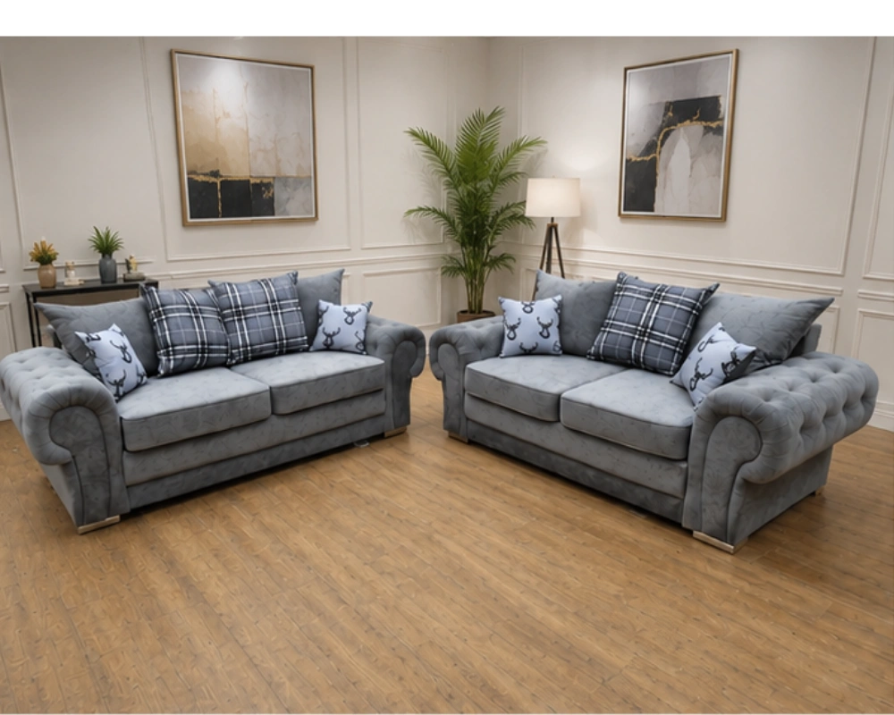 Verona Luxury 3+2 Seater Fabric Sofa Set Verona 3+2 Seater Sofa Set - Elegant Verona 3+2 Seater Sofa Set - Stylish Verona 3+2 Sofa Suite - Image 1