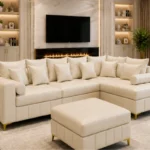 Lilly high quality 4 seater sofa -  Lilly sofa cream colour sofa