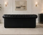 Chesterfield Lounge Sofa – Contemporary Chesterfield Leather Sofa - Premium 3-Seater Sofa - Image 4