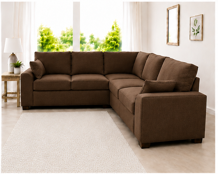 brown_sofa_perspective Brown Colour Premium 5-Seater Corner Sofa - Premium quality sofa - Image 1