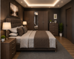 Contemporary Haven Bedroom with 5-Door Wardrobe - Image 4