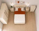 king Bedroom Bundle – Storage Bed Frame – 6 Door Wardrobe – Chest of 5 Drawers – 2 Side Cabinets - Image 4