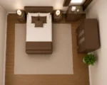Complete King Size Bed Furniture Package With Four Door Wardrobe With Two Mirror - Chest of Five Drawers With Two Bed Side Table - Image 4