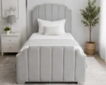 Arizona Prestige Luxury Upholstered Single Bed– Timeless Luxury Design – Single Bed with Mattress