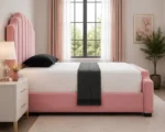 Champagne Pink Arizona Super King Bed Frame – Elegant Bedroom Furniture with mattress - Image 3