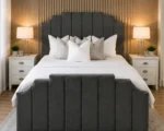 Arizona 200 × 200 cm Super King Bed – Contemporary Upholstered Bed Frame with mattress - Image 3
