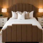 Premium Brown Arizona Super King Bed Frame – Contemporary Bedroom Furniture with mattress