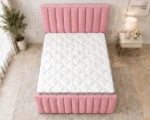 Panel Line Super King Size Bed with Mattress - Image 3