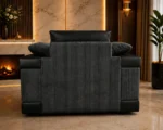 Charcoal 1 Seater Sofa – One Seater Dino Sofa - Image 4