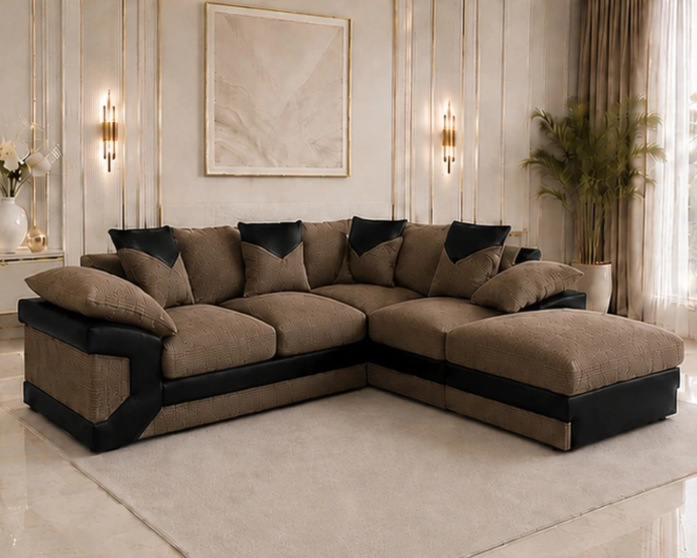 11 Comfortable Premium 5 Seater Dino Corner Sofa for Modern Interiors Luxury 5 Seater Corner Dino Sofa – Elegant Modern Living Room Sofa - Image 1