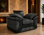 Charcoal 1 Seater Sofa – One Seater Dino Sofa - Image 2