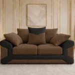 Walnut Dino 2 Seater Sofa - Contemporary Comfortable Sofa for Home Interiors