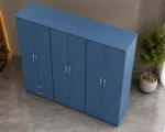 6 Door Wardrobe for Bedroom with 2 Spacious Bottom Drawers - Image 4