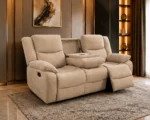Roma Beige 3 Seater Recliner Sofa – Stylish Modern Living Room Sofa with Comfortable Reclining Seats - Image 4