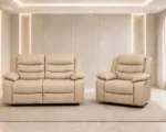 Roma Recliner Sofa Set 2+1 Beige - Luxury Comfort & Modern Style Stylish Comfort for Your Home