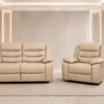 Roma Recliner Sofa Set 2+1 Beige - Luxury Comfort & Modern Style Stylish Comfort for Your Home