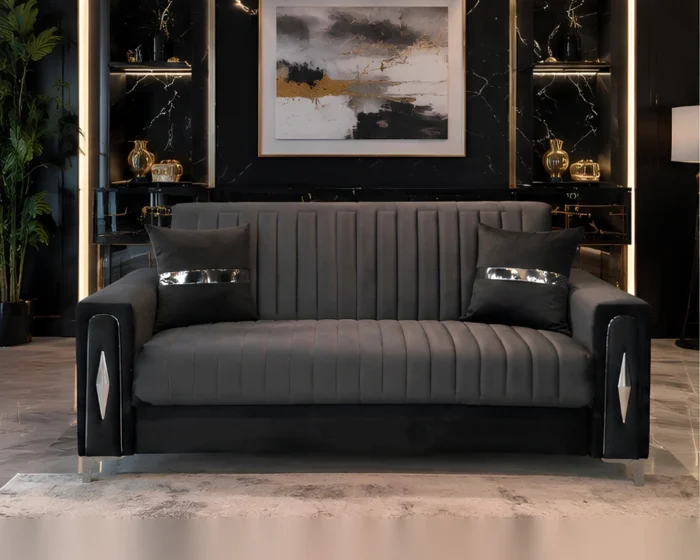 Modern 3 seater Sofa Bed with Storage – Stylish Living Room Furniture