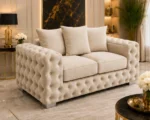 Classic Beige 2 Seater Sofa – Elegant Style with Everyday Comfort - Image 2
