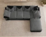 Luxury 5 Seater Corner Sofa – Stylish Corner Lounge Sofa - Dino 5 Seater Sofa – Elegant L Shape Design - Image 2