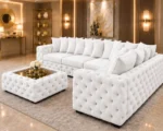 Elegant Large Corner Sofa Suite with Tufted Detailing - Comfortable Seating, Premium Finish & Contemporary Style - Image 2