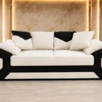 Dino 3 Seater Sofa – Elegant Off White Lounge Sofa
