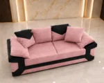 Pink 3 Seater Dino Sofa – Stylish Comfort Sofa - Image 3