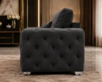 Charcoal 1 Seater Sofa – Sophisticated Design with Premium Comfort - Image 3