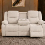 Roma Off White 3 Seater Recliner Sofa – Modern Comfort & Style