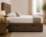 Chestnut Comfort Single Divan Bed – 3ft -  90 × 190 cm with Underbed Storage - Image 4