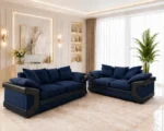 Navy Blue Dino Sofa Suite – Dino 3+2 Sofa Set – Spacious & Stylish Seating - Image 2