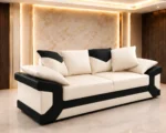 Cream Colour 3 Seater Dino Sofa - Image 3