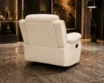 Cream Roma 1 Seater Recliner – Stylish Single Reclining Chair for Living Room - Image 4